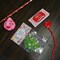 4E's Novelty 32 Pack Valentine’s Day Slappy Hands & Stretch Hearts with Cards – Individually Wrapped Non-Candy Classroom Exchange Toys, Party Favor Valentines for Kids